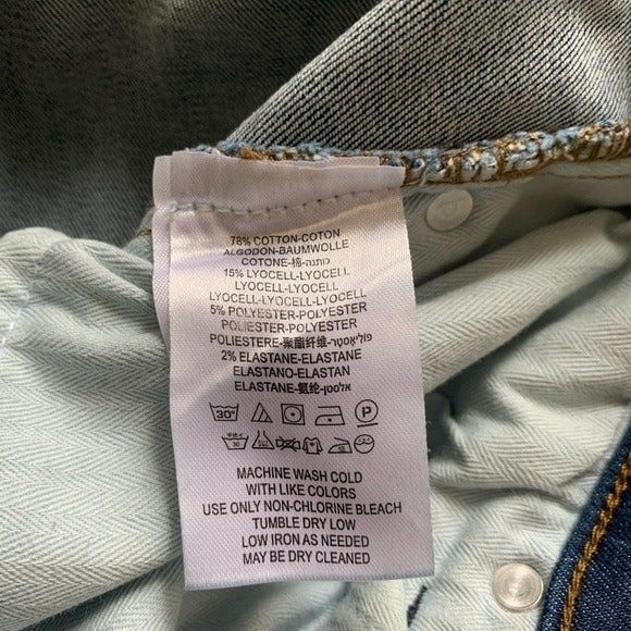 Free People Button Fly Reagan Raw Hem Skinny Jean - Picture 7 of 9